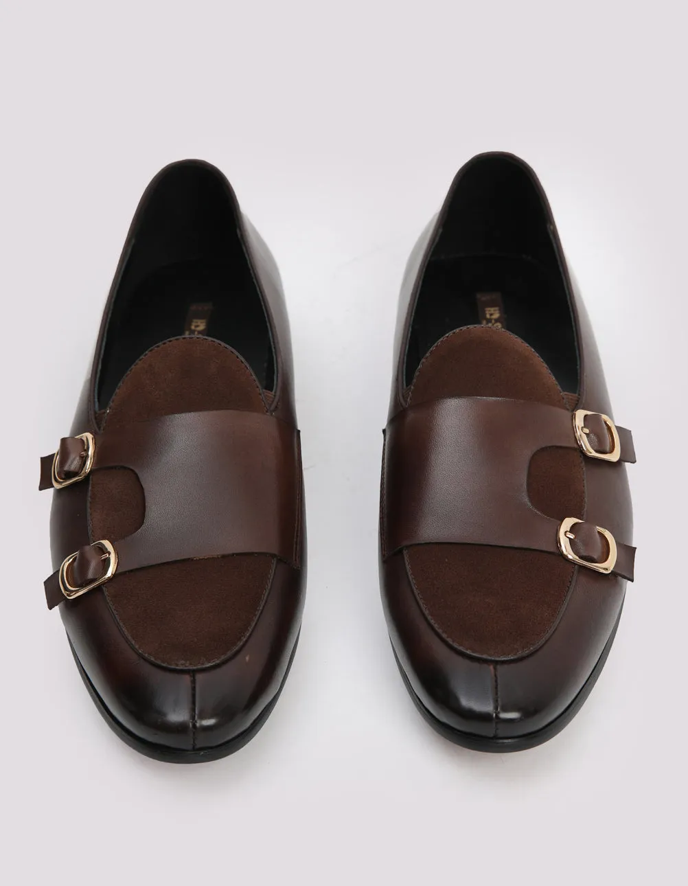 DOUBLE MONK LEATHER SHOES