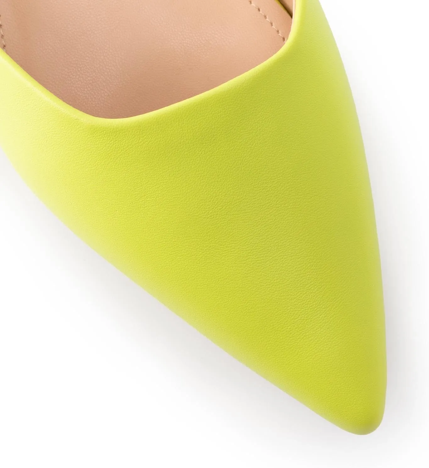 DREAMCIA Slingback Flats for Women, Pointed-Toe Ballet Flats with Buckle Strap for Elegant WomenClassic Low Heel Dress Shoes for Casual Work Office Party
