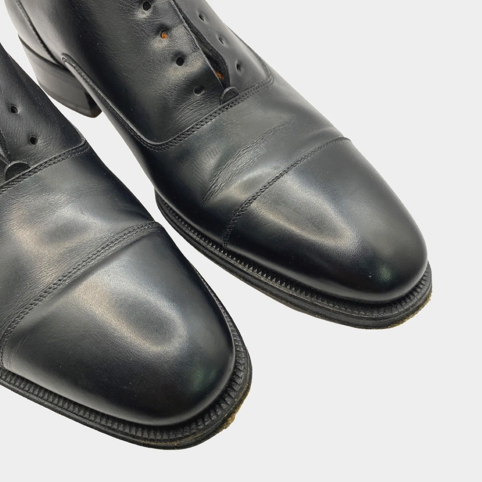 Dsquared2 men's black leather laceless loafers