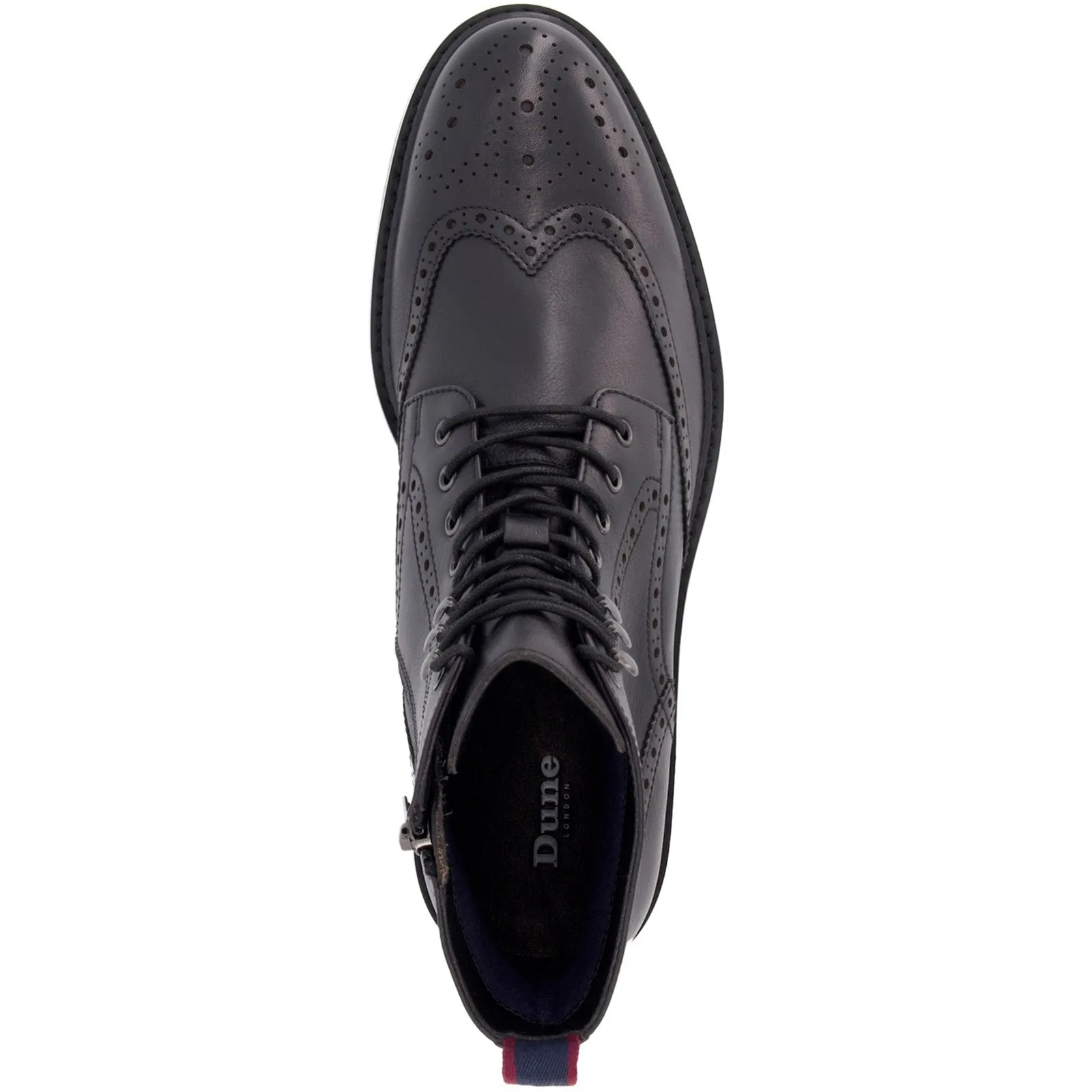 Dune Colonels Mens Brogue Detail Lace Up Boot