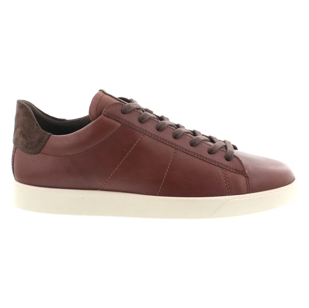 Ecco Street Lite Leather Men's Low Top Trainers