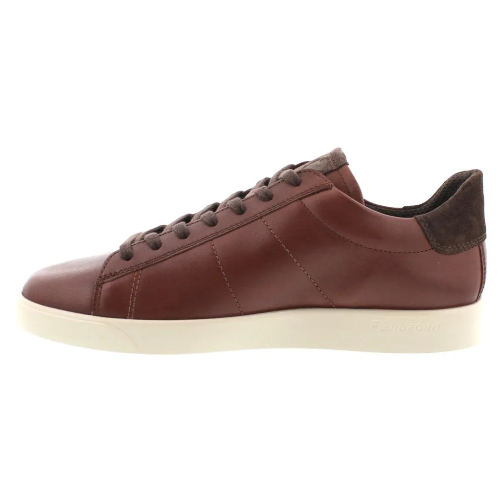 Ecco Street Lite Leather Men's Low Top Trainers