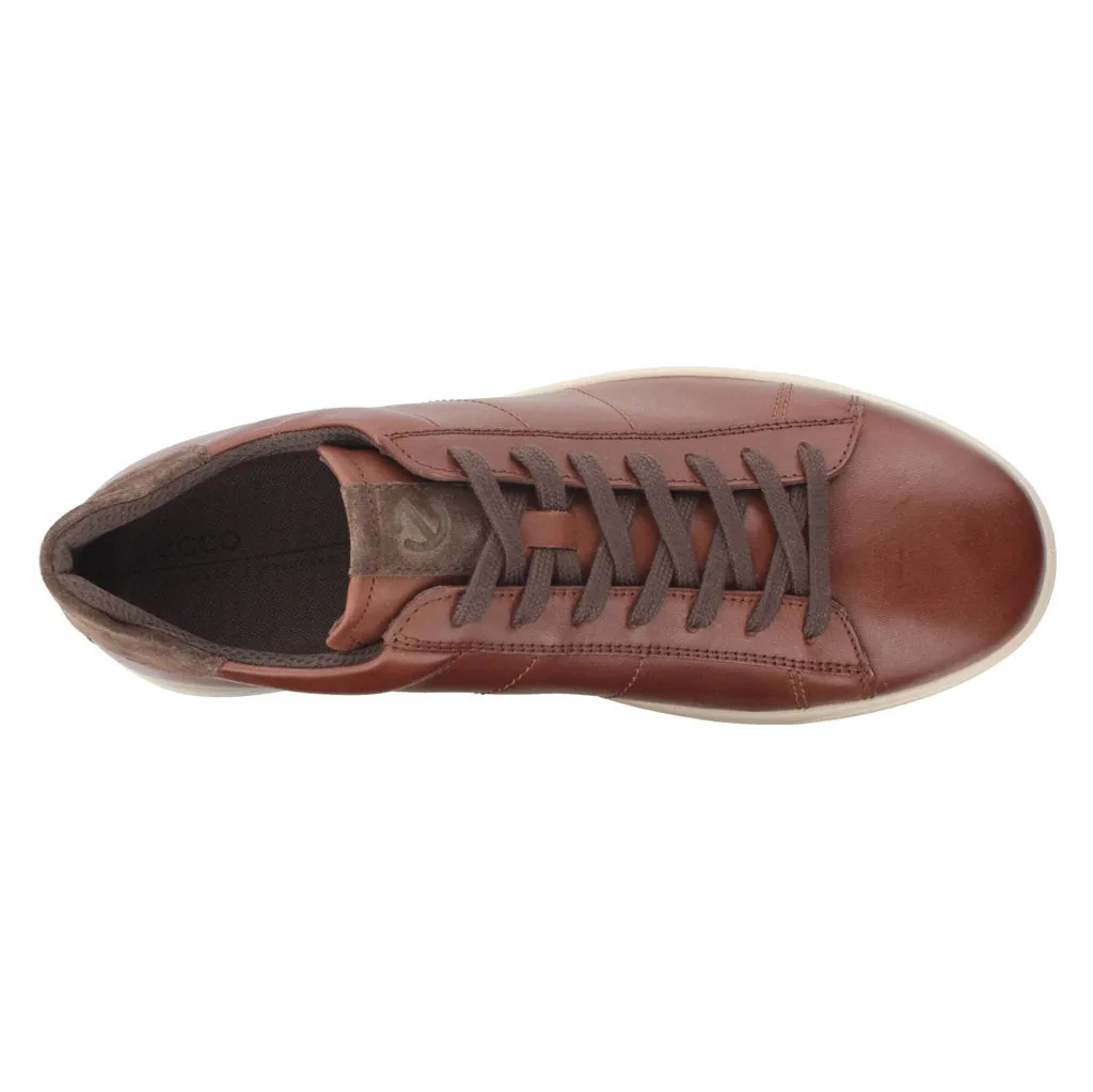 Ecco Street Lite Leather Men's Low Top Trainers