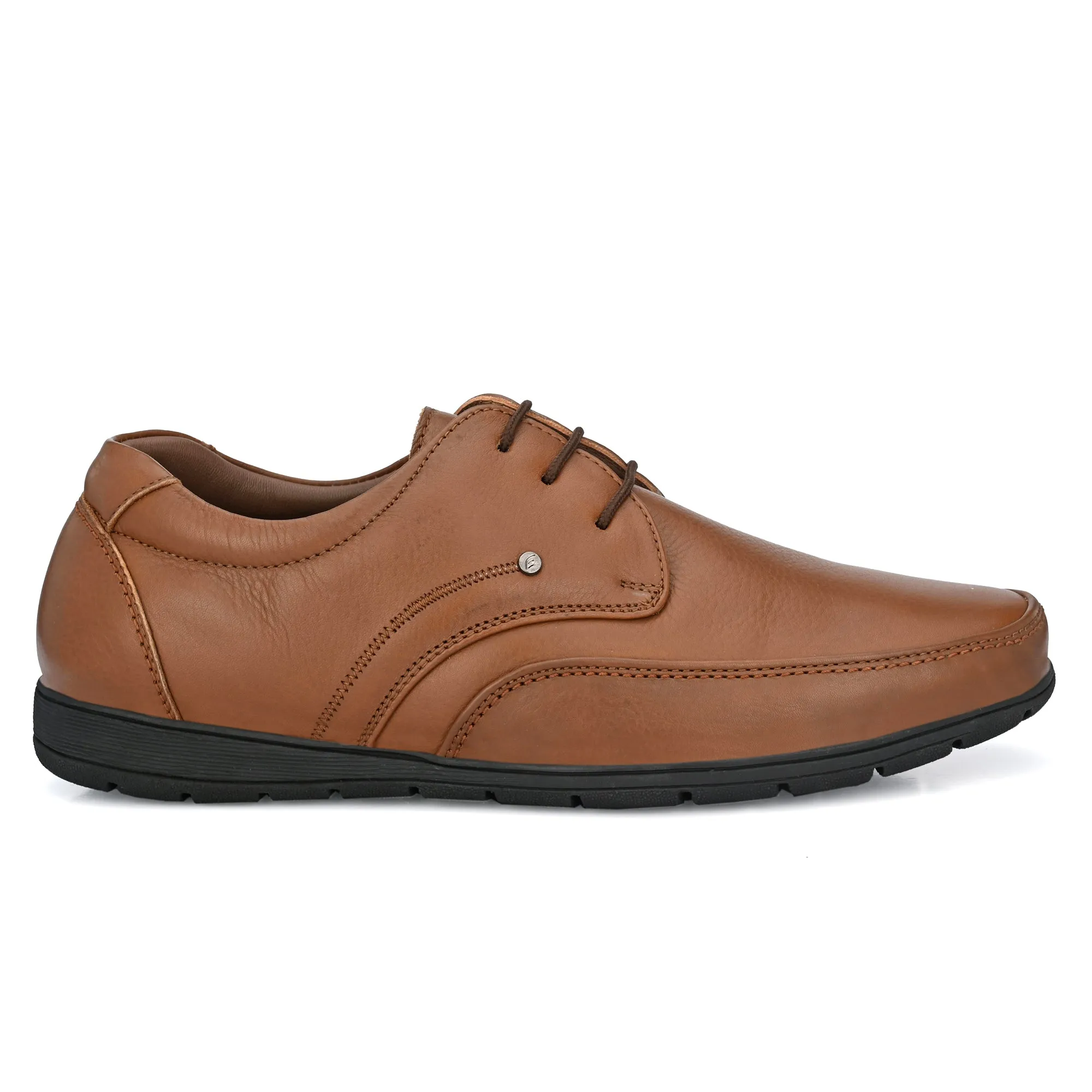 Egoss Casual Derby Lace Up Leather Shoes For Men