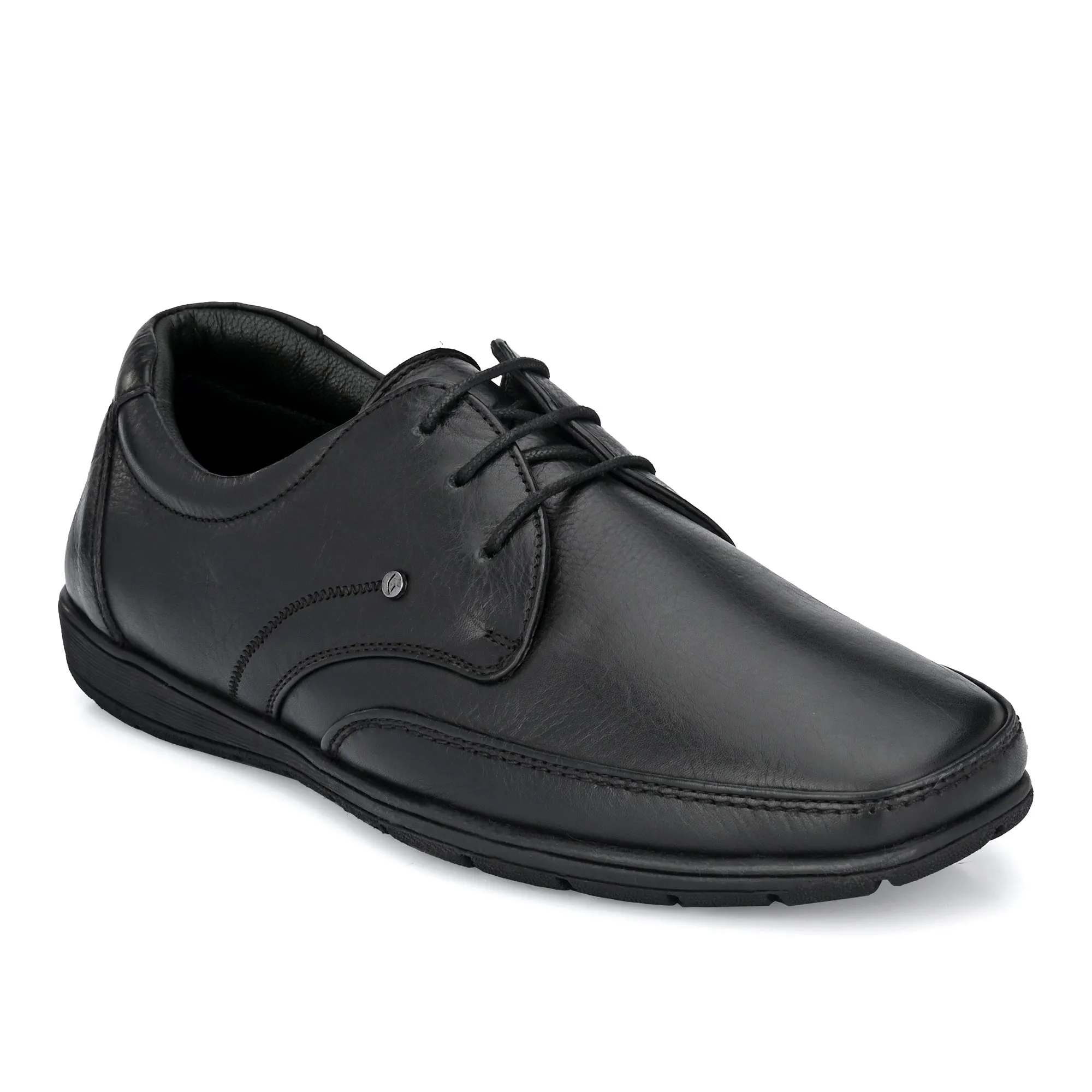Egoss Casual Derby Lace Up Leather Shoes For Men