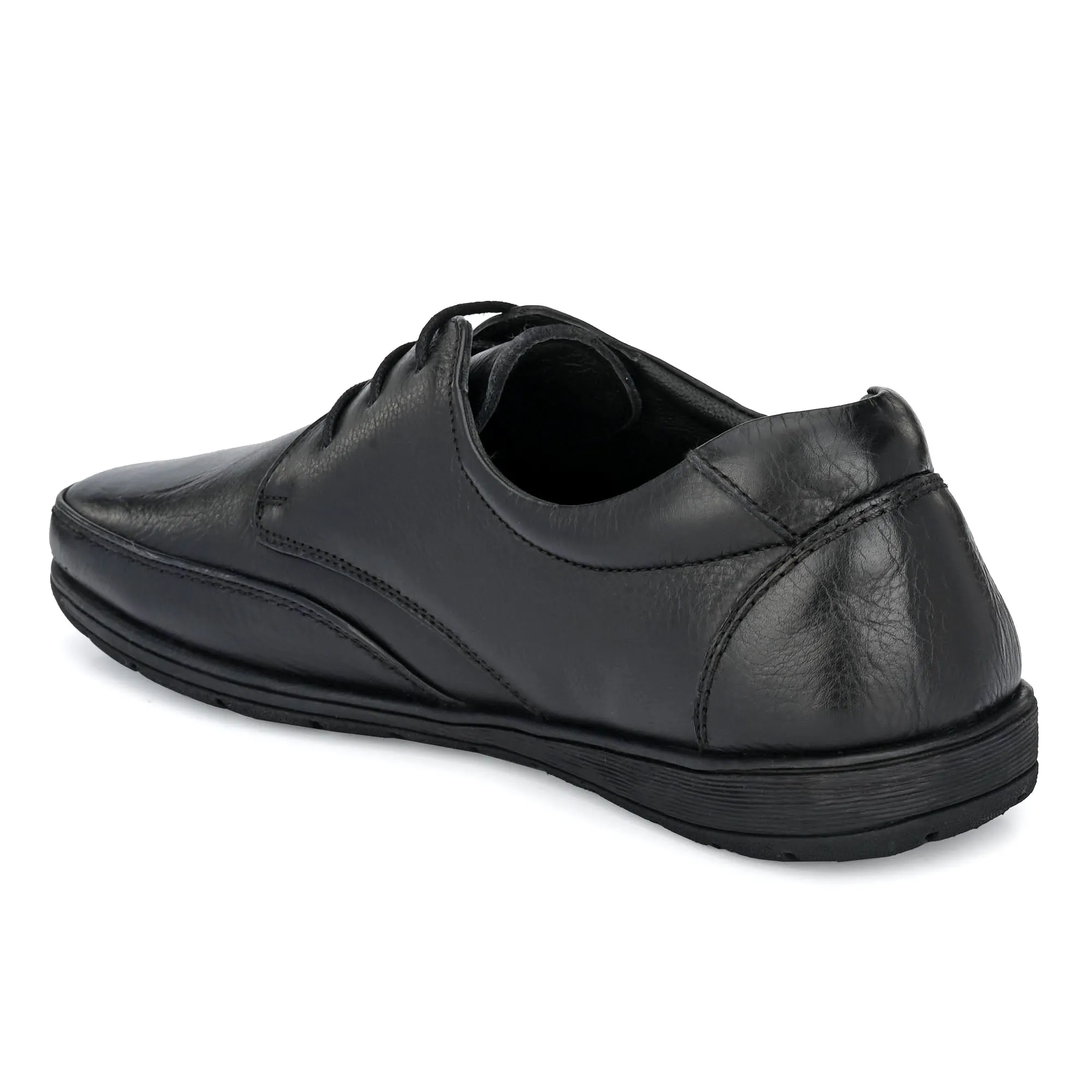 Egoss Casual Derby Lace Up Leather Shoes For Men