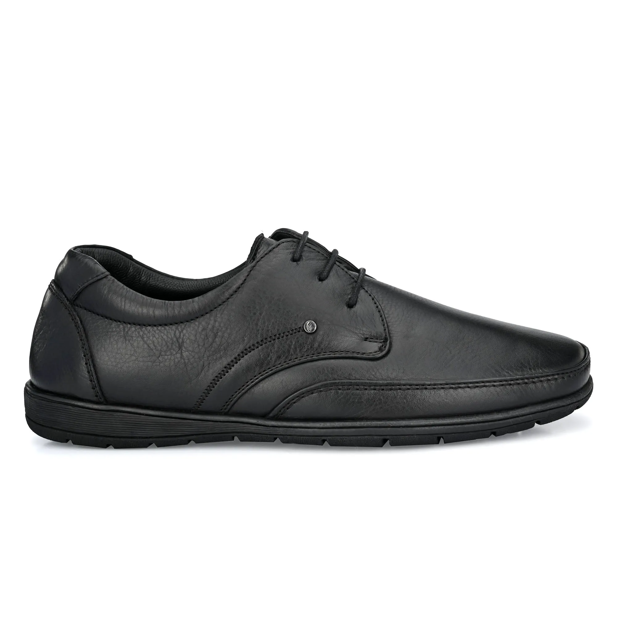 Egoss Casual Derby Lace Up Leather Shoes For Men
