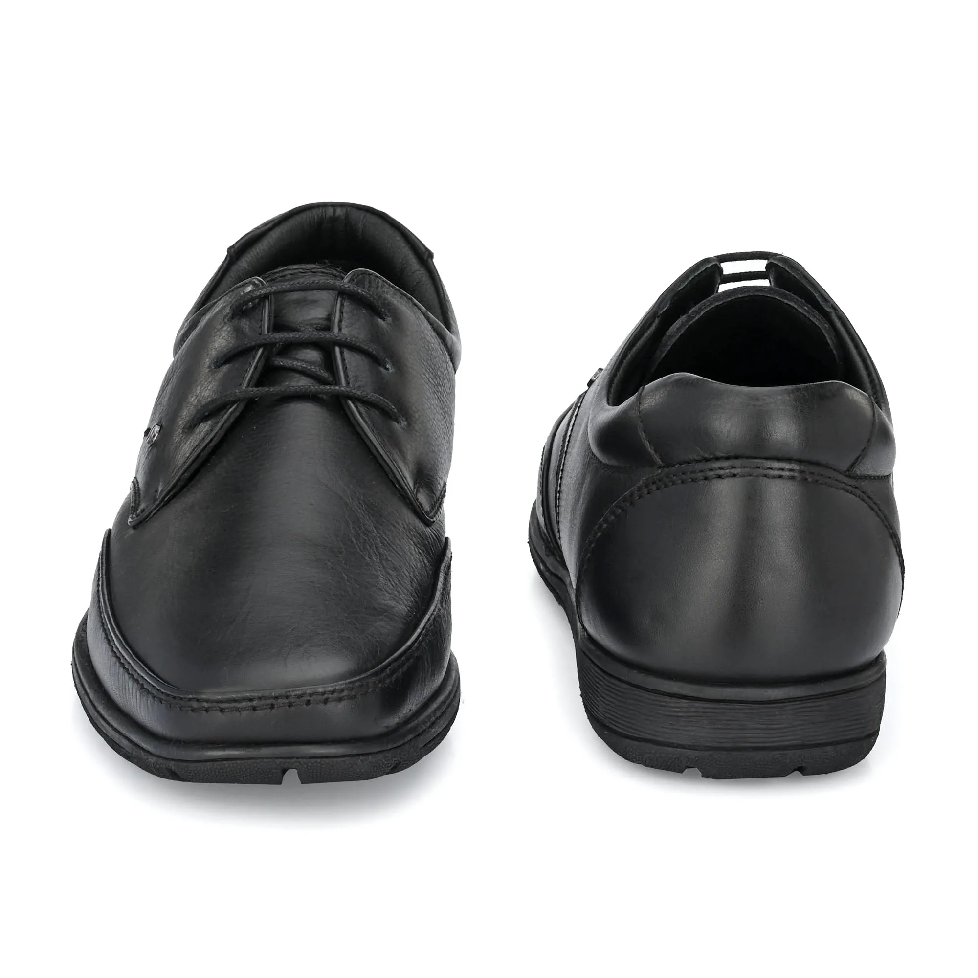 Egoss Casual Derby Lace Up Leather Shoes For Men