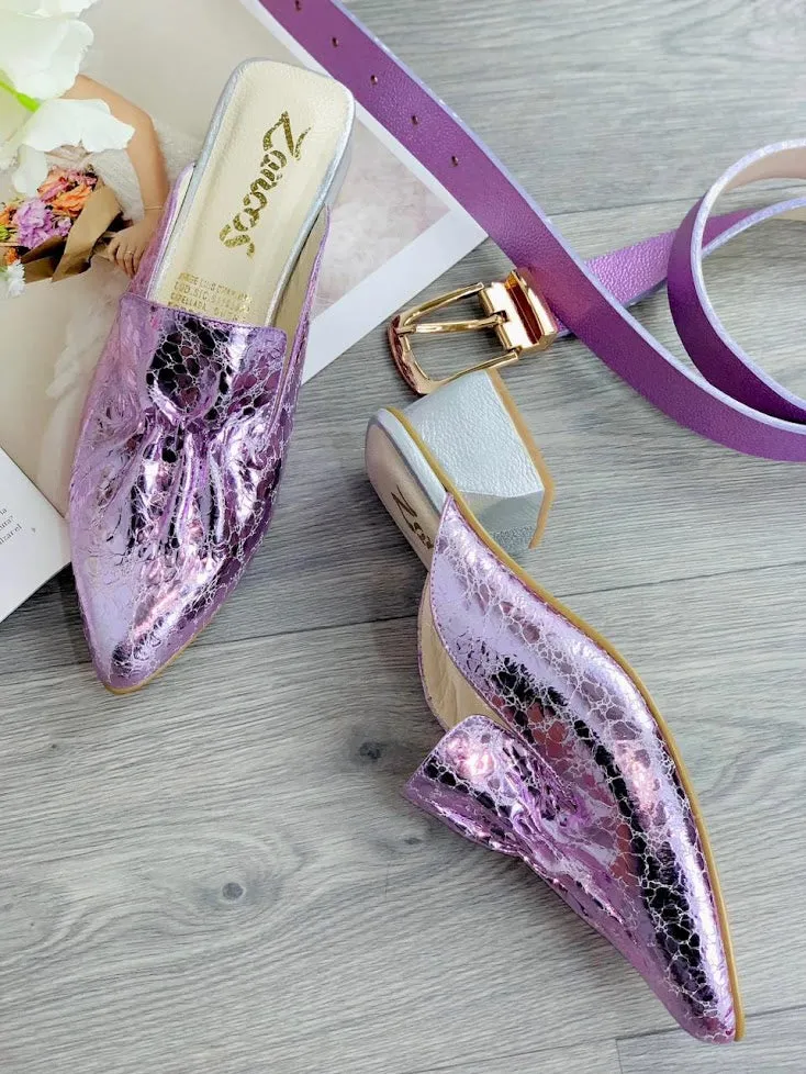 Elegant Allure Lavender Pumps