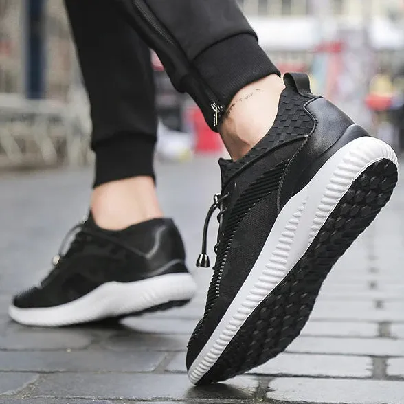 Elevator Shoes - AirMesh Sneakers Instantly Boost Height Tall 8cm