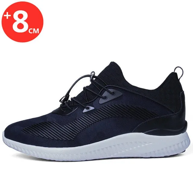 Elevator Shoes - AirMesh Sneakers Instantly Boost Height Tall 8cm