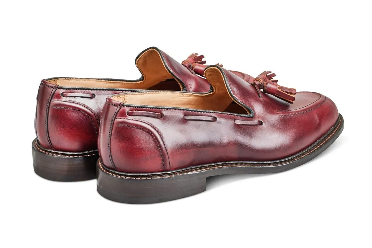 Elton Tassel Loafer - Burgundy Cutter