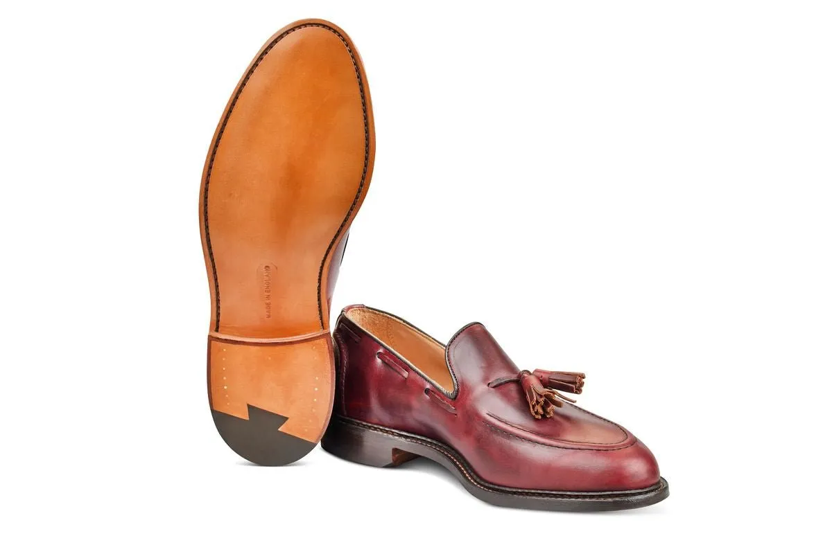 Elton Tassel Loafer - Burgundy Cutter