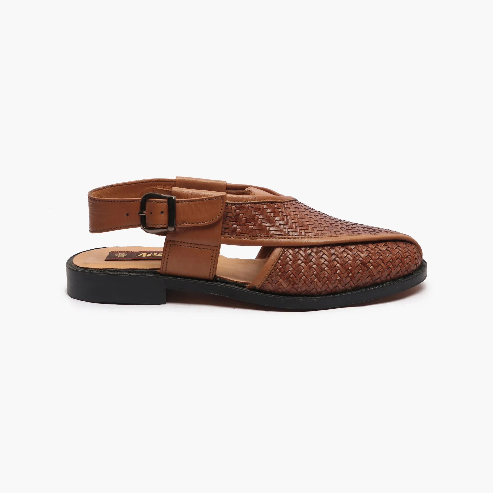 Ethnic Woven Back Strap Sandals