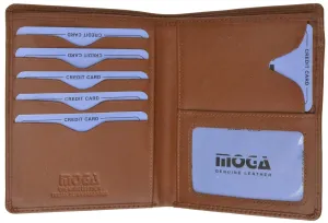 European style mens wallet genuine leather hipster type