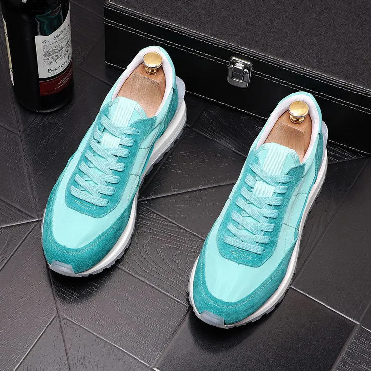 Fall Mesh Height Increasing Fashion Sneakers