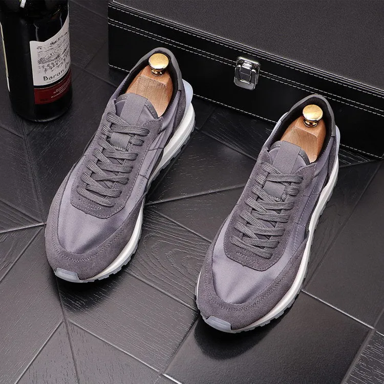 Fall Mesh Height Increasing Fashion Sneakers