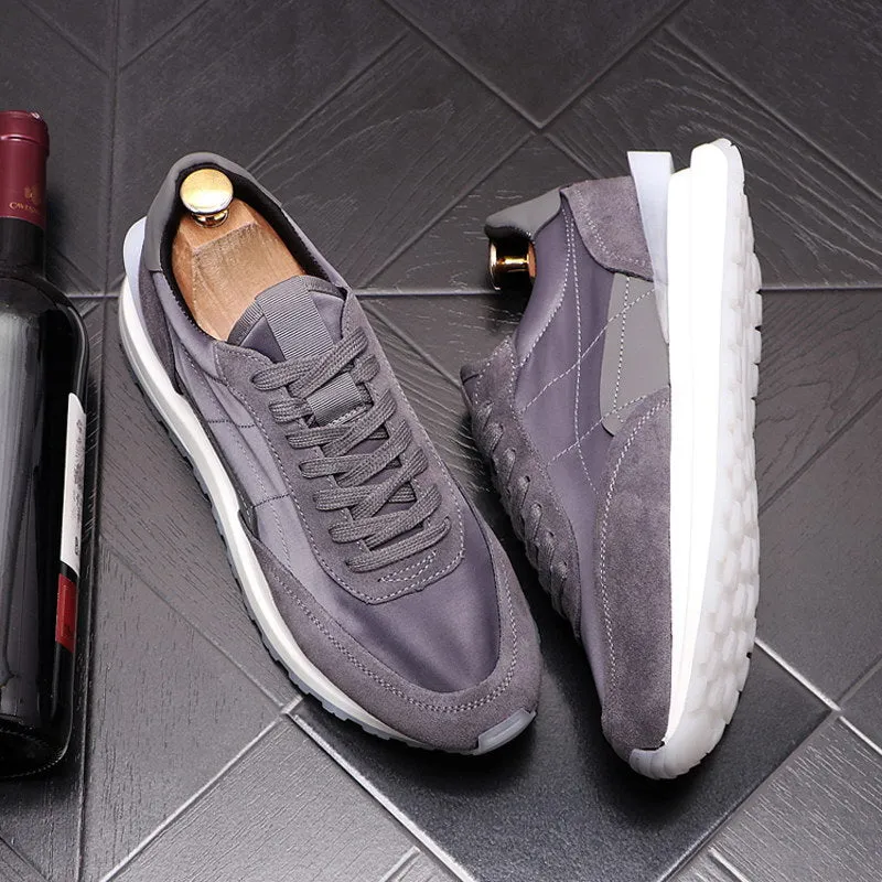 Fall Mesh Height Increasing Fashion Sneakers