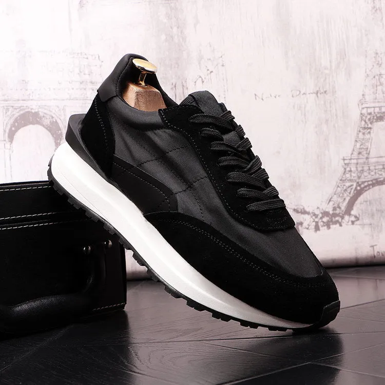 Fall Mesh Height Increasing Fashion Sneakers