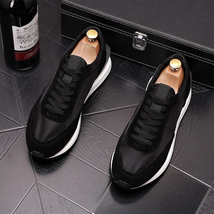 Fall Mesh Height Increasing Fashion Sneakers
