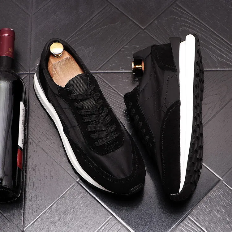 Fall Mesh Height Increasing Fashion Sneakers