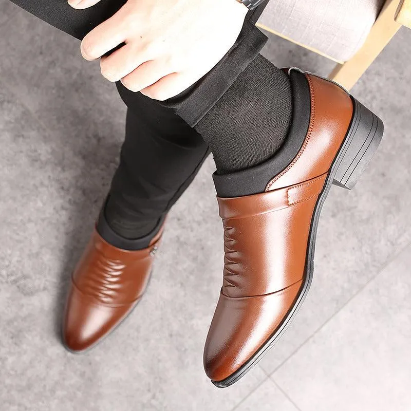 Fashion formal business men's leather shoes