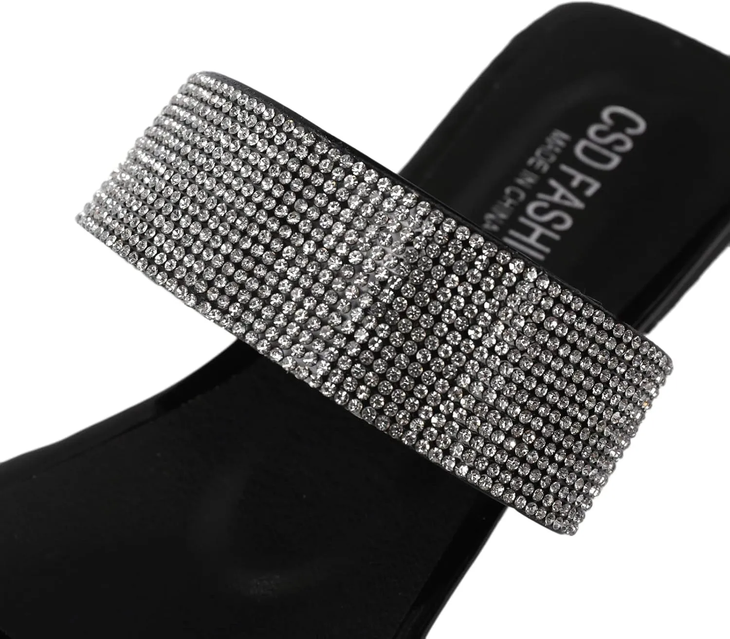 Fashion Open Toe Slip On Fashion Summer Women Slippers Rhinestone Thong Flat Comfort Casual Sexy