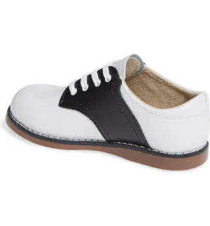 Footmates White and Black Cheer Oxford
