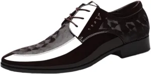Formal Shoes for Men New Italian Oxford Shoe Men Luxury Patent Leather Wedding Shoe Pointed Dress Shoe Classic Derbies