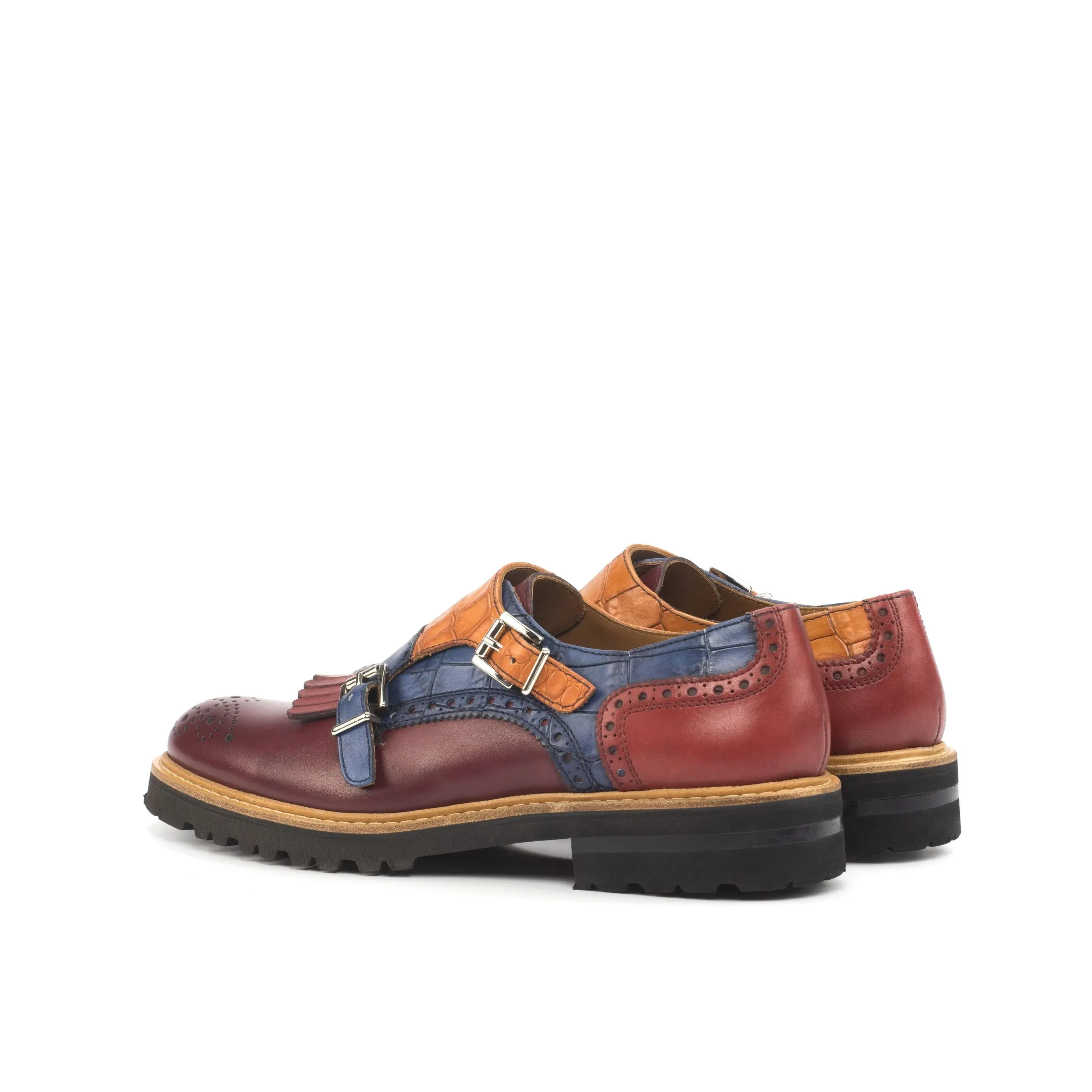 Franka Kiltie unisex Monk Strap