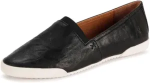 Frye Melanie Slip On Shoes for Women Crafted from Premium Leather with White Rubber Toe Bumpers and Soles, Leather Lining, and Removable Footbeds  1  Outsole