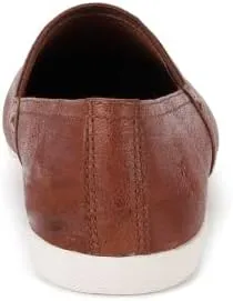 Frye Melanie Slip On Shoes for Women Crafted from Premium Leather with White Rubber Toe Bumpers and Soles, Leather Lining, and Removable Footbeds  1  Outsole