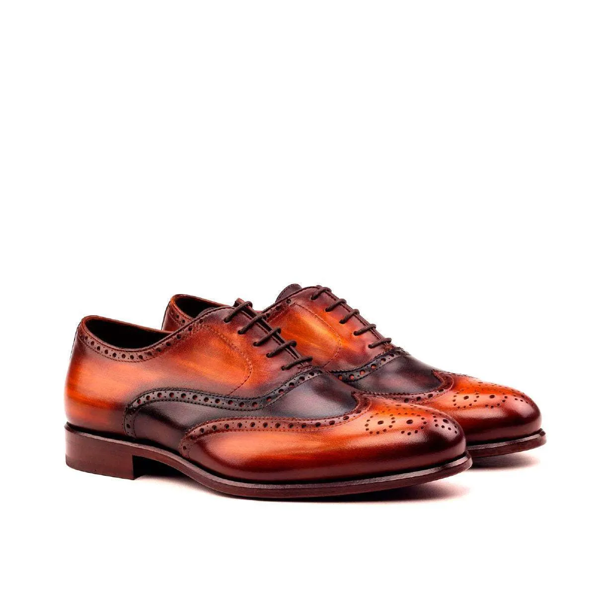 Full Brogue-Patina, Painted Calf, Brown, Dark Brown-Wholesale