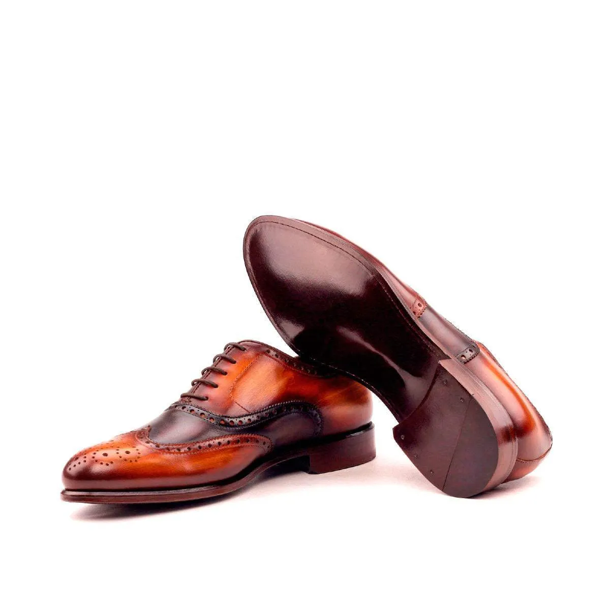 Full Brogue-Patina, Painted Calf, Brown, Dark Brown-Wholesale