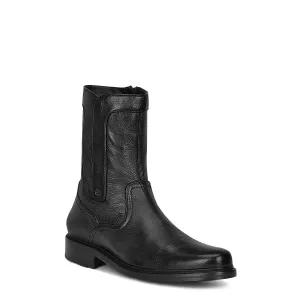 G93VNVN - Cuadra Black casual fashion deer leather ankle booties for men