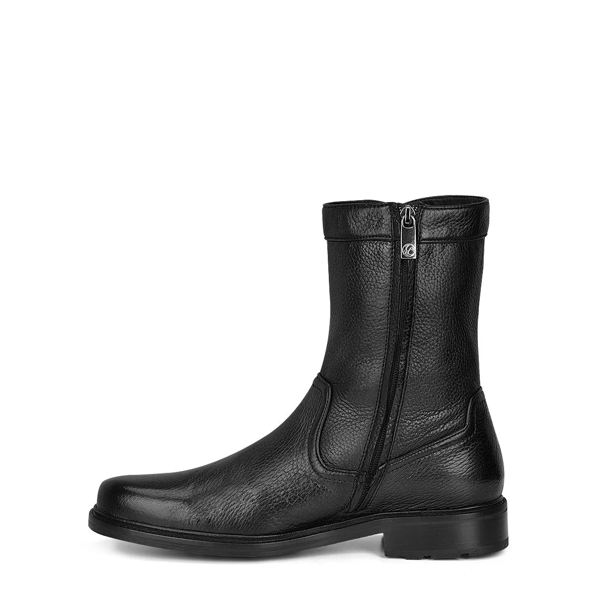 G93VNVN - Cuadra Black casual fashion deer leather ankle booties for men