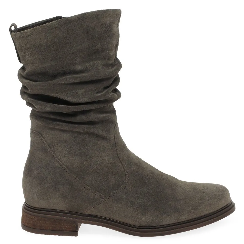 Gabor Hodie 52.793.30- Hodie Women's Calf Length Boots - Mohair Suede