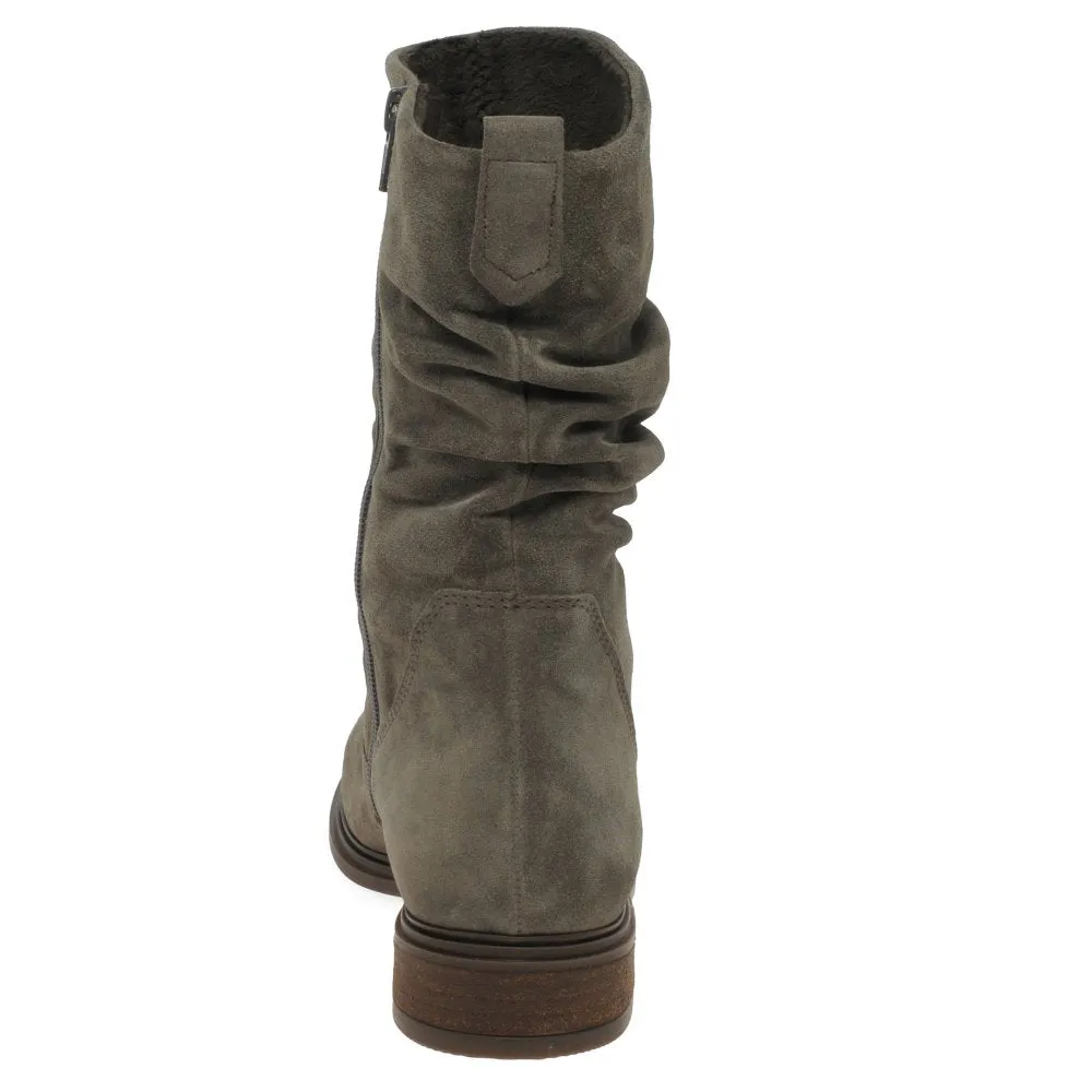 Gabor Hodie 52.793.30- Hodie Women's Calf Length Boots - Mohair Suede