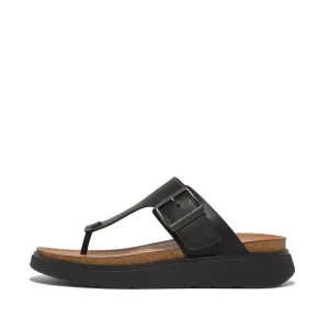 GEN-FF Men's Buckle Leather Toe-Post Sandals
