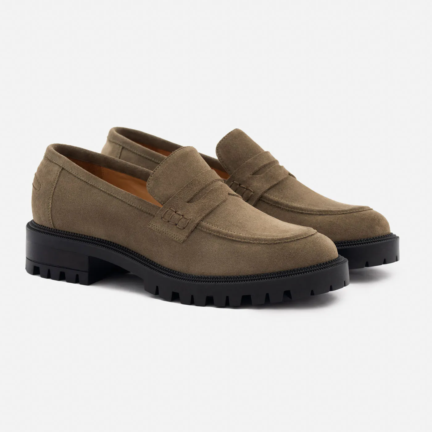Georgia Loafers - Suede - Women's