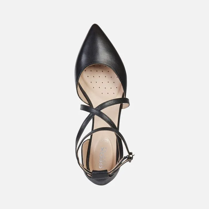 GEOX Women D Charyssa B - Nappa Sheep Black
