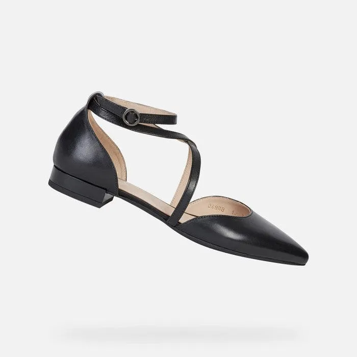 GEOX Women D Charyssa B - Nappa Sheep Black