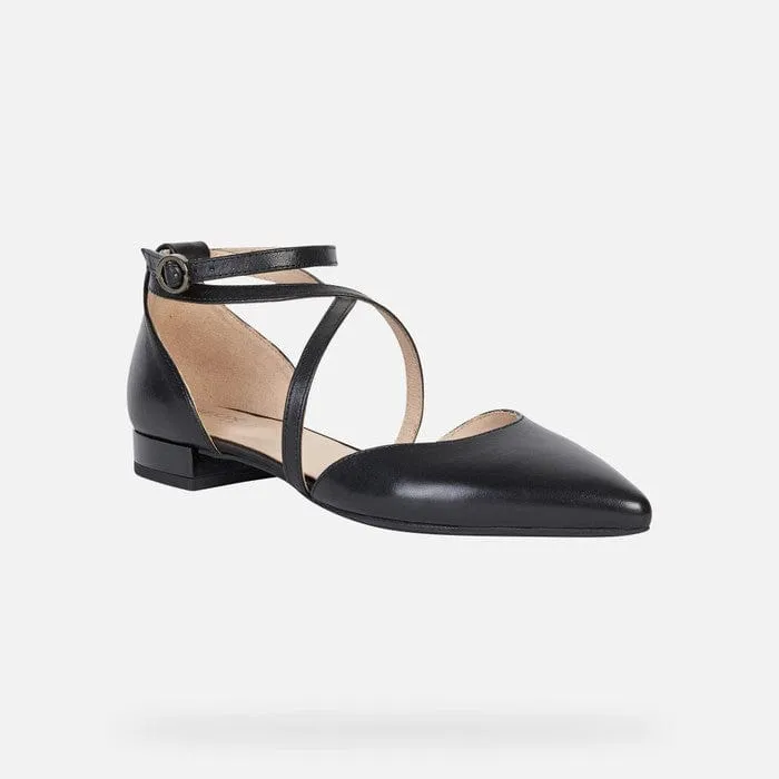 GEOX Women D Charyssa B - Nappa Sheep Black