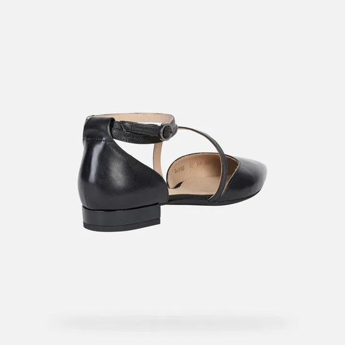 GEOX Women D Charyssa B - Nappa Sheep Black