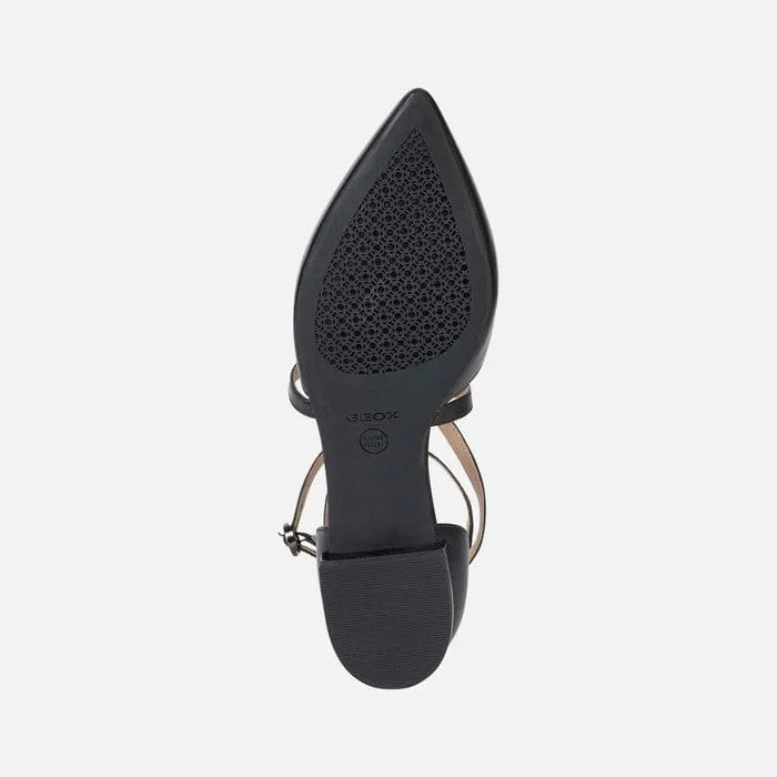 GEOX Women D Charyssa B - Nappa Sheep Black