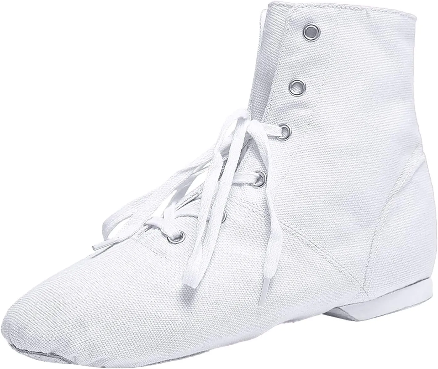 Girls Boys Ankle Boots Canvas Jazz Dancing Sneakers Ballet Dance Boots for Toddler Training Shoes Dancing Flat