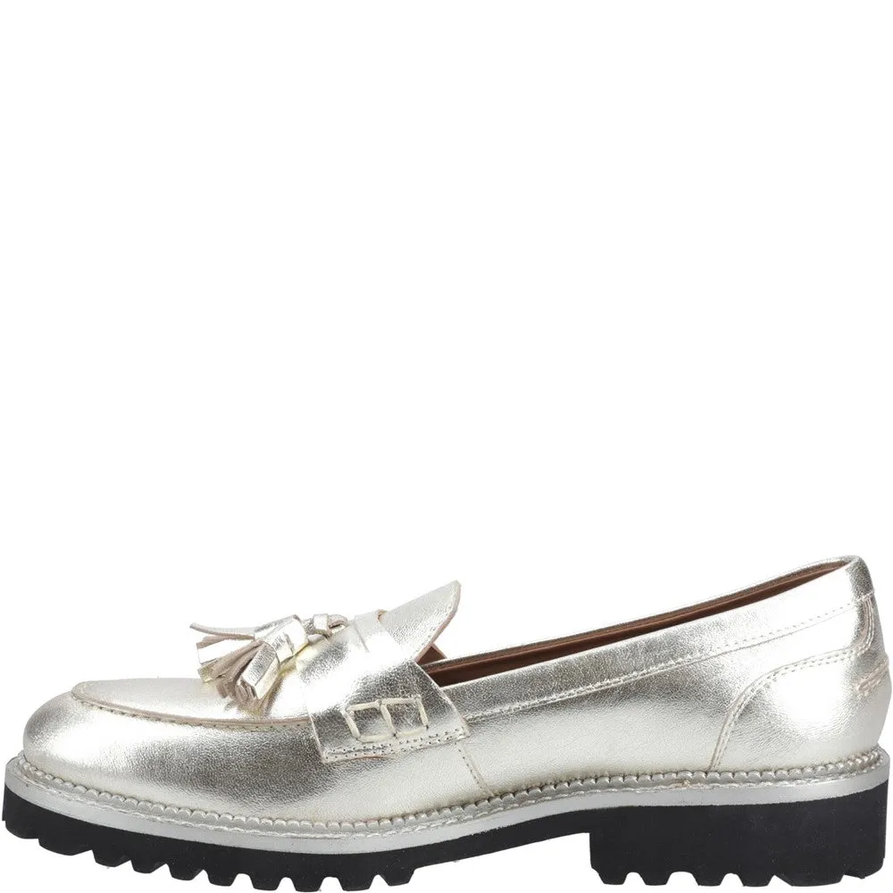 Gold Ginny Tassel Loafers