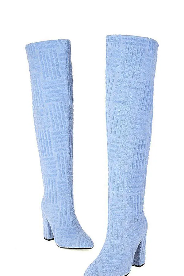 Graphic Print Smart Boots