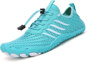 Grounded Footwear for Women Men Non-Slip Breathable Trail Athletic Footwear,Wide Toe Box Quick-Dry Swim Shoes,Lightweight Comfortable Water-Resistant Hiking Barefoot with Adjustable Shoelaces