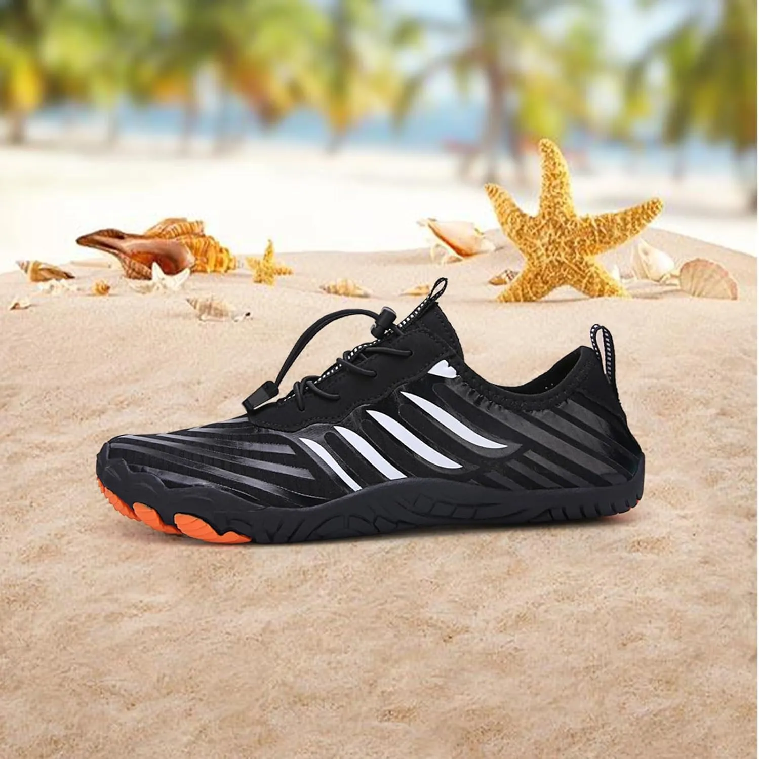 Grounded Footwear for Women Men Non-Slip Breathable Trail Athletic Footwear,Wide Toe Box Quick-Dry Swim Shoes,Lightweight Comfortable Water-Resistant Hiking Barefoot with Adjustable Shoelaces